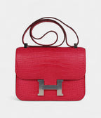 HMConstance 24 Rose Extreme Matte Alligator Palladium Hardware