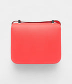 Hermes Constance 24 Rouge Tomate Veau Epsom Leather Silver Metal Shoulder Bag