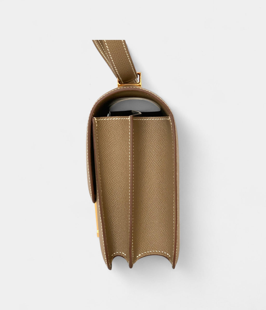 Hermes Constance 24cm Etoupe Epsom Gold Bag