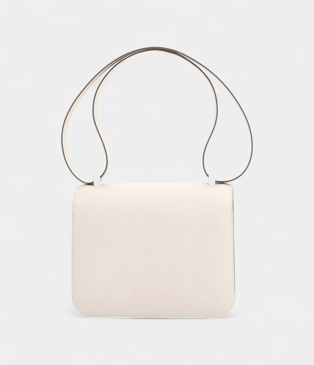Hermes Constance 24cm Nata Off White Epsom Cream Shoulder Bag