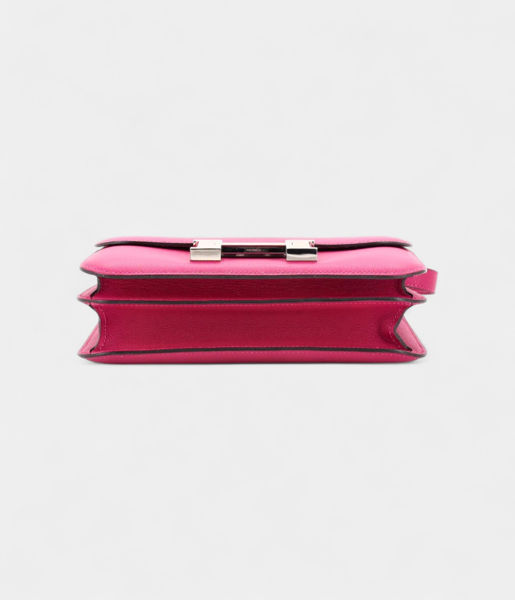 Hermes Constance Bag Evercolor 24 Leather Pink