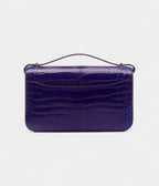 Hermes Constance Electric Blue Alligator Clutch Wallet 24cm