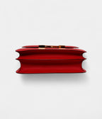 Hermes Constance Epsom Rouge Casque 24 With Gold Hardware