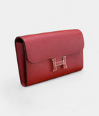 HMConstance Red Leather Wallet