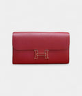 HMConstance Red Leather Wallet
