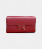 HMConstance Red Leather Wallet
