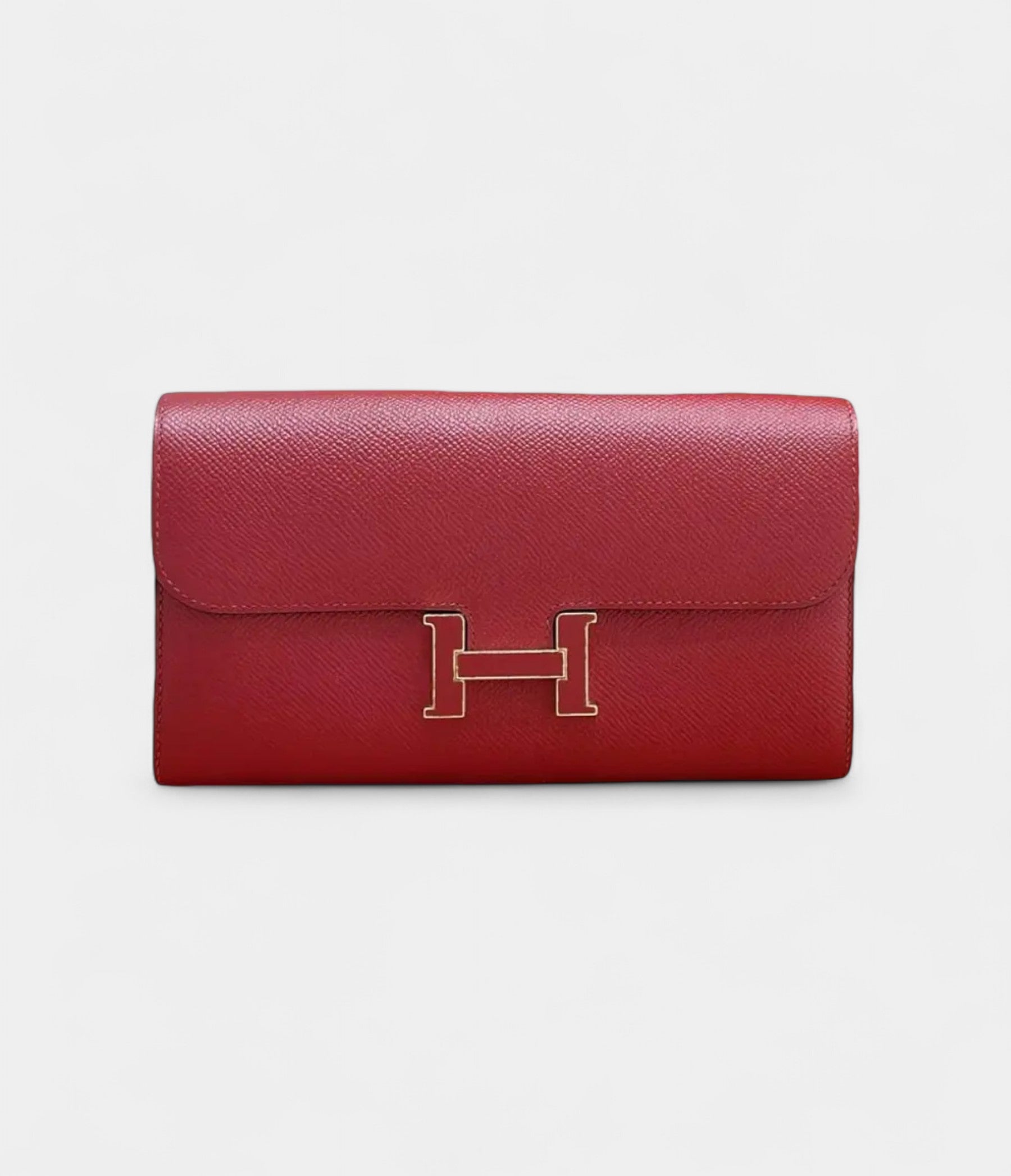 HMConstance Red Leather Wallet