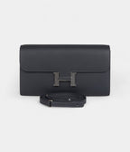 HMConstance Wallet To Go Ardoise Evercolor Leather with Palladium Hardware