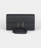 HMConstance Wallet To Go Ardoise Evercolor Palladium Hardware