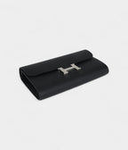 HMConstance Wallet To Go Black Epsom Palladium Hardware