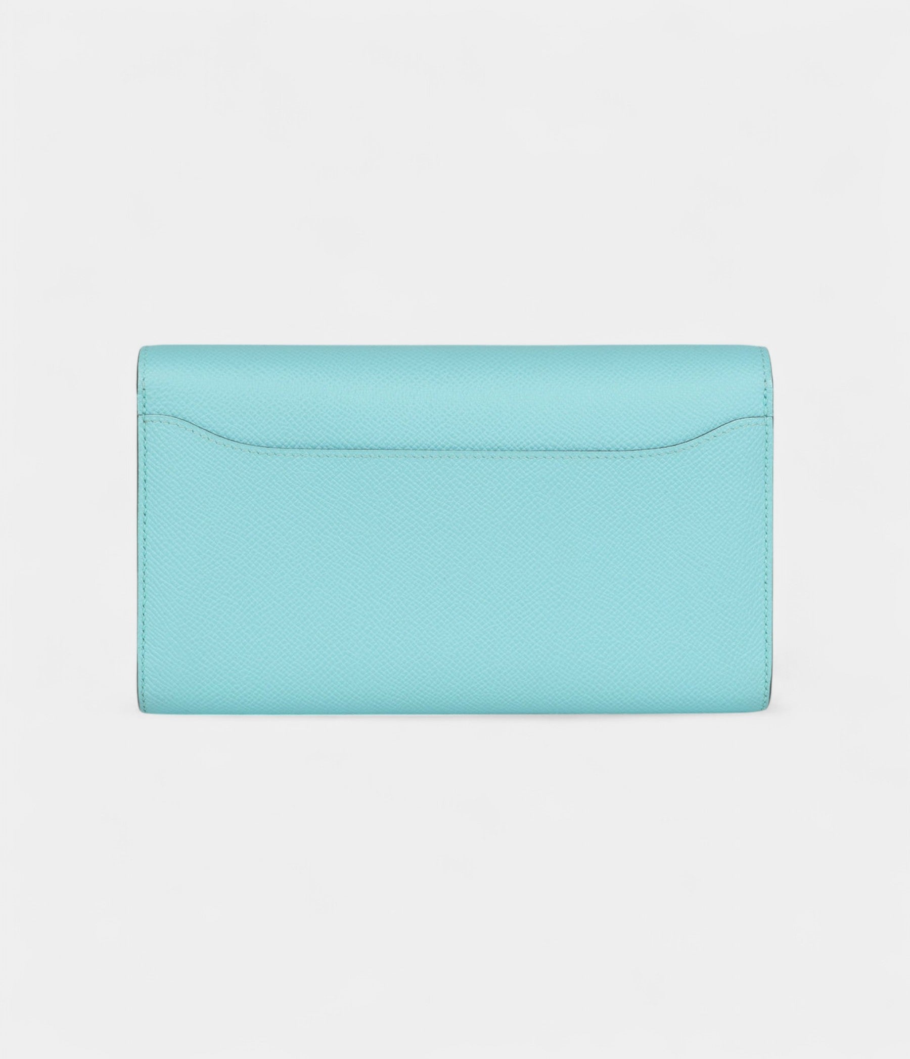 HMConstance Wallet To Go Bleu Atoll Epsom Leather with Gold Hardware
