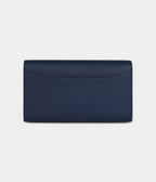 HMConstance Wallet To Go Bleu Navy Epsom Leather with Palladium Hardware