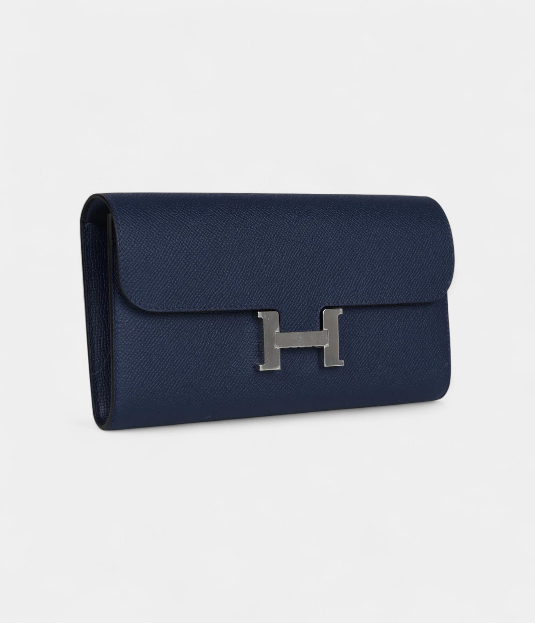 HMConstance Wallet To Go Bleu Navy Epsom Palladium Hardware