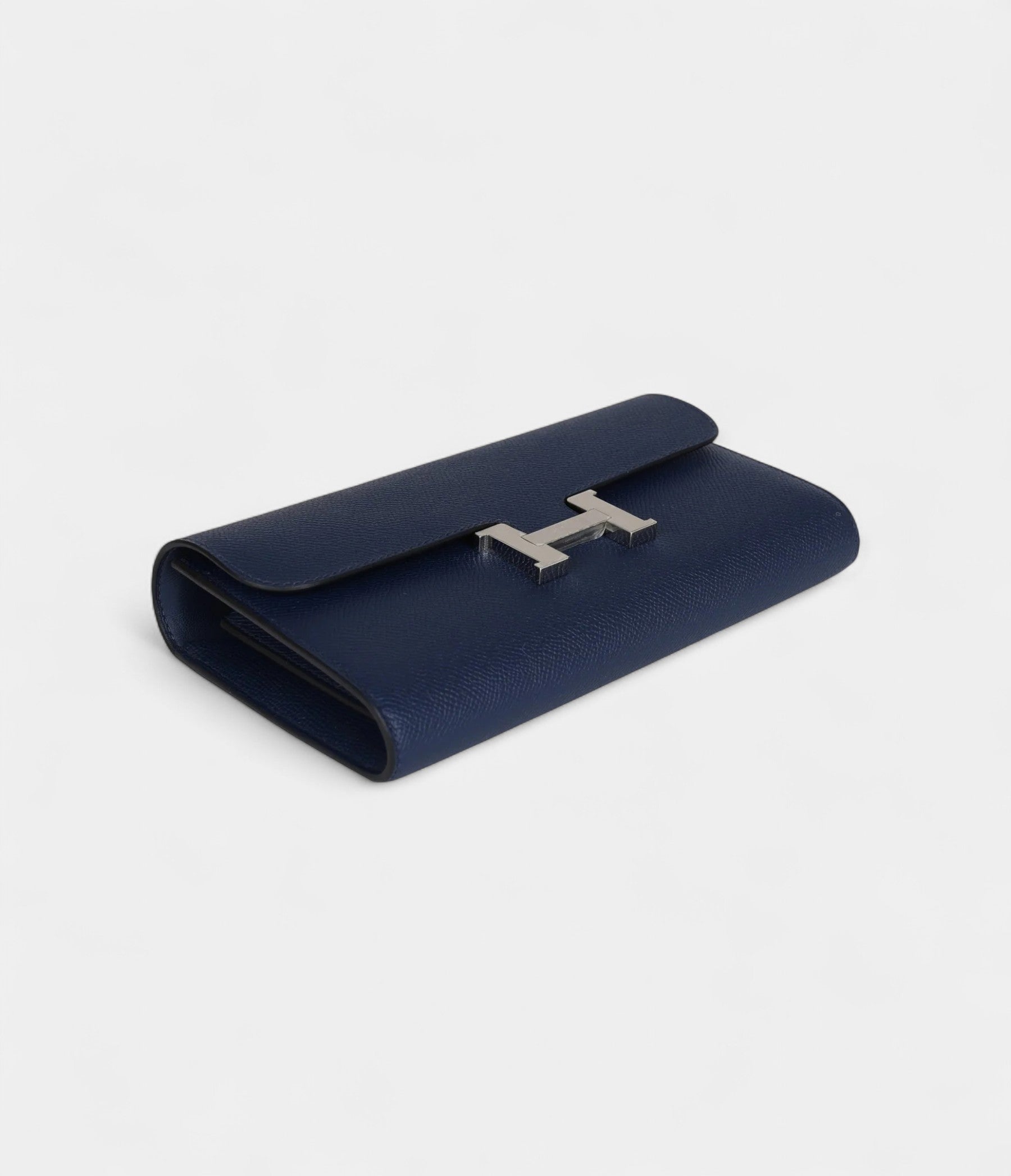 HMConstance Wallet To Go Bleu Navy Epsom Palladium Hardware