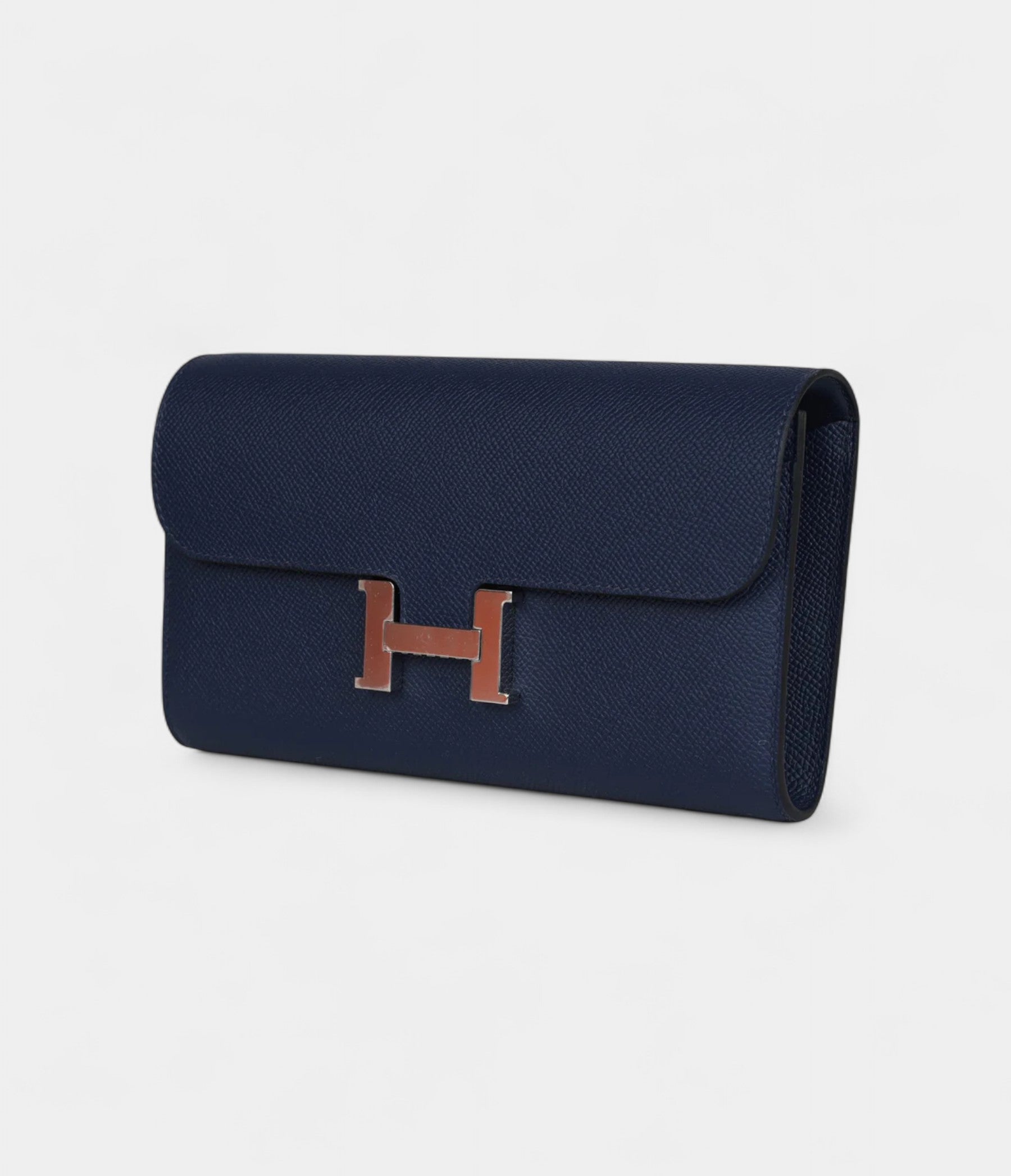HMConstance Wallet To Go Bleu Navy Epsom Palladium Hardware