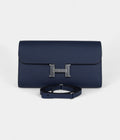 HMConstance Wallet To Go Bleu Navy Epsom Palladium Hardware