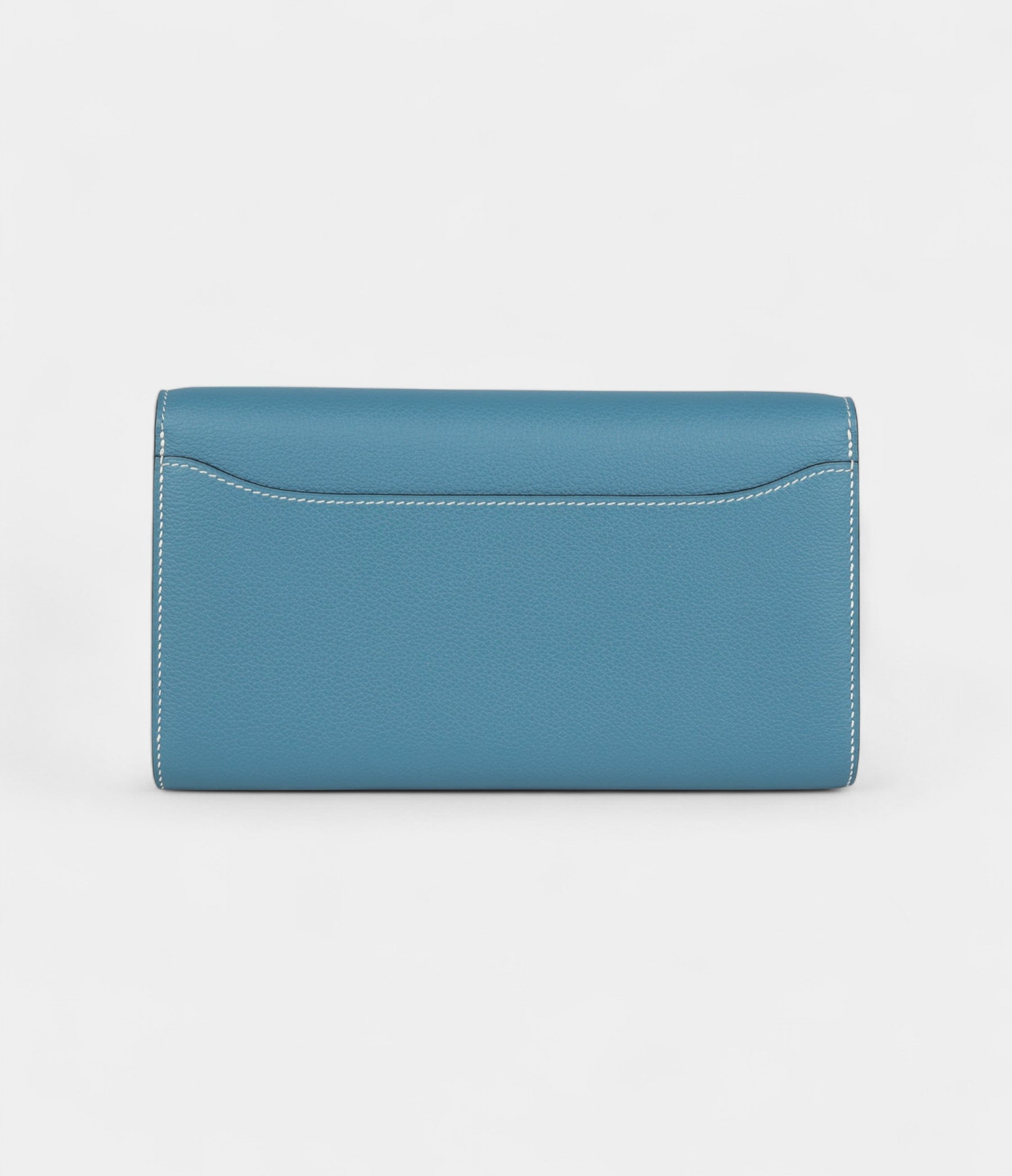 HMConstance Wallet To Go Blue Jean Evercolor Leather with Gold Hardware