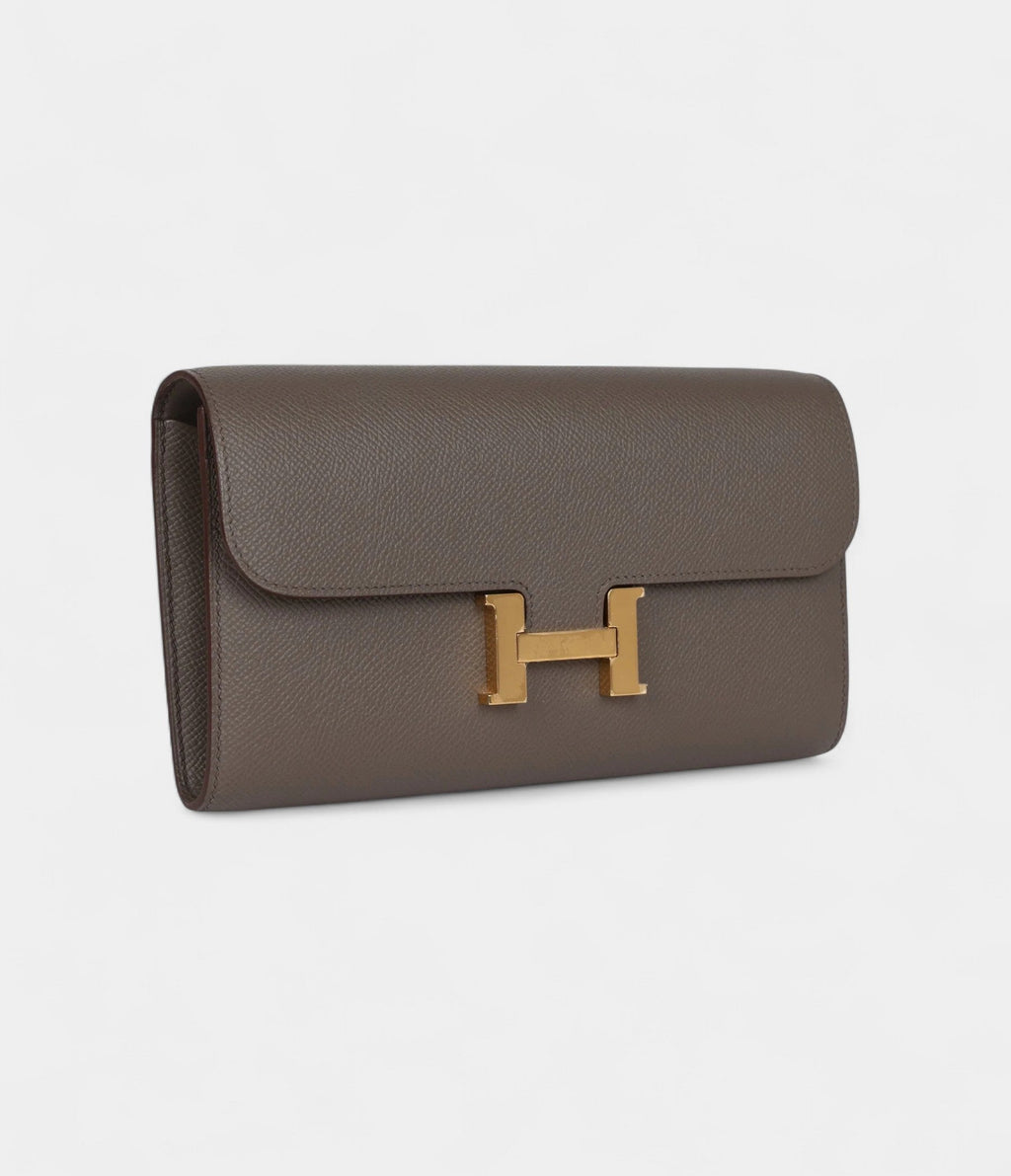 HMConstance Wallet To Go Etain Epsom Gold Hardware