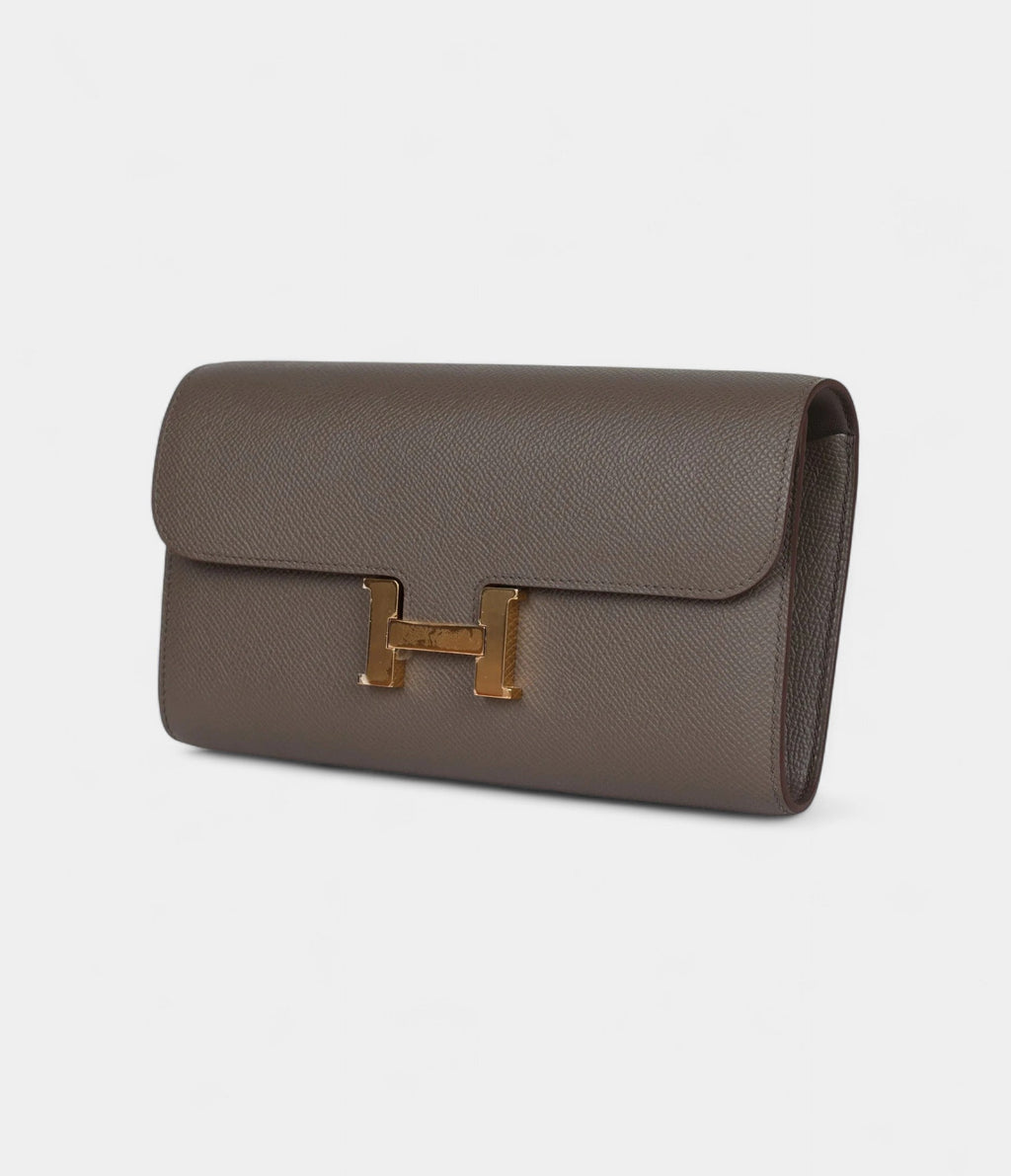 HMConstance Wallet To Go Etain Epsom Gold Hardware