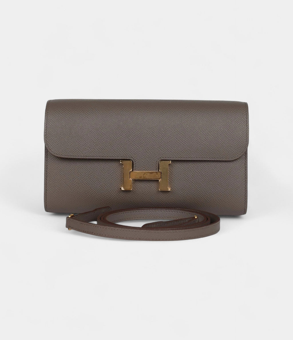 HMConstance Wallet To Go Etain Epsom Gold Hardware