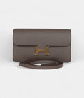 HMConstance Wallet To Go Etain Epsom Leather with Gold Hardware