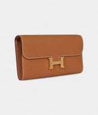 HMConstance Wallet To Go Gold Epsom Gold Hardware