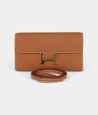 HMConstance Wallet To Go Gold Epsom Leather with Gold Hardware