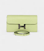 HMConstance Wallet To Go Jaune Bourgeon Matte Alligator Palladium Hardware