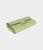 HMConstance Wallet To Go Jaune Bourgeon Matte Alligator Palladium Hardware