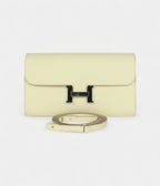 HMConstance Wallet To Go Jaune Milton Epsom Leather with Palladium Hardware