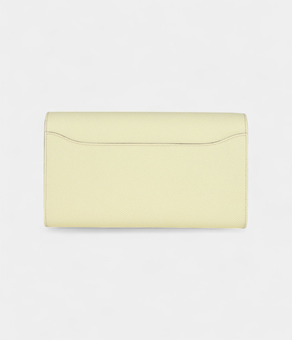 HMConstance Wallet To Go Jaune Milton Epsom Leather with Palladium Hardware