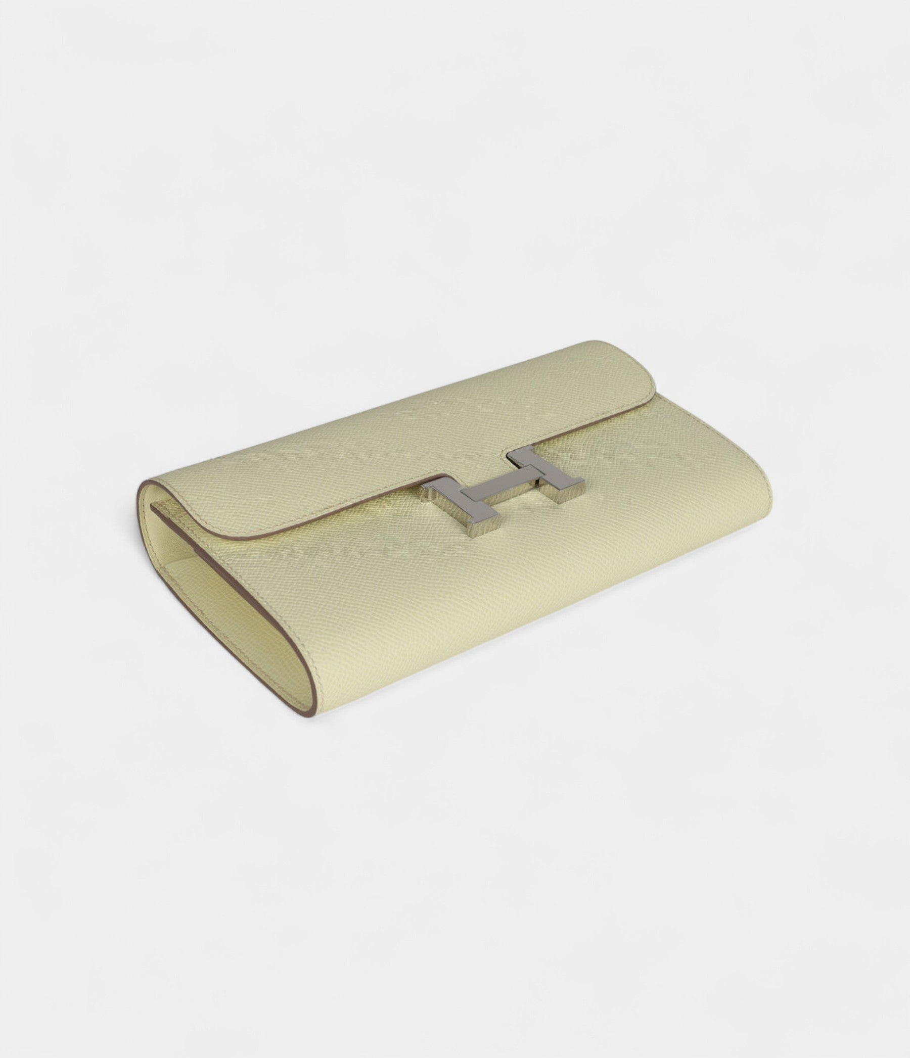 HMConstance Wallet To Go Jaune Milton Epsom Leather with Palladium Hardware