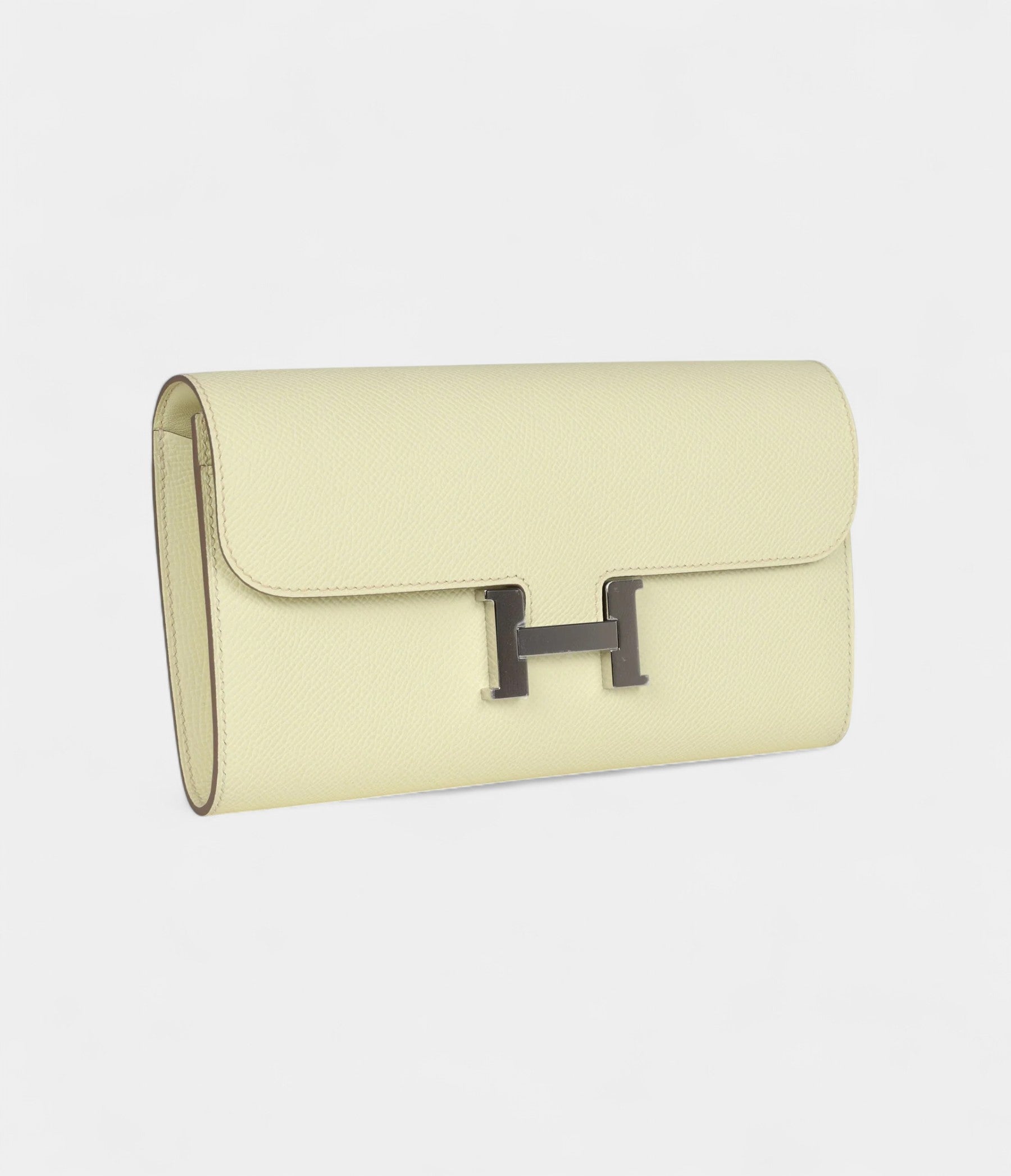 HMConstance Wallet To Go Jaune Milton Epsom Palladium Hardware