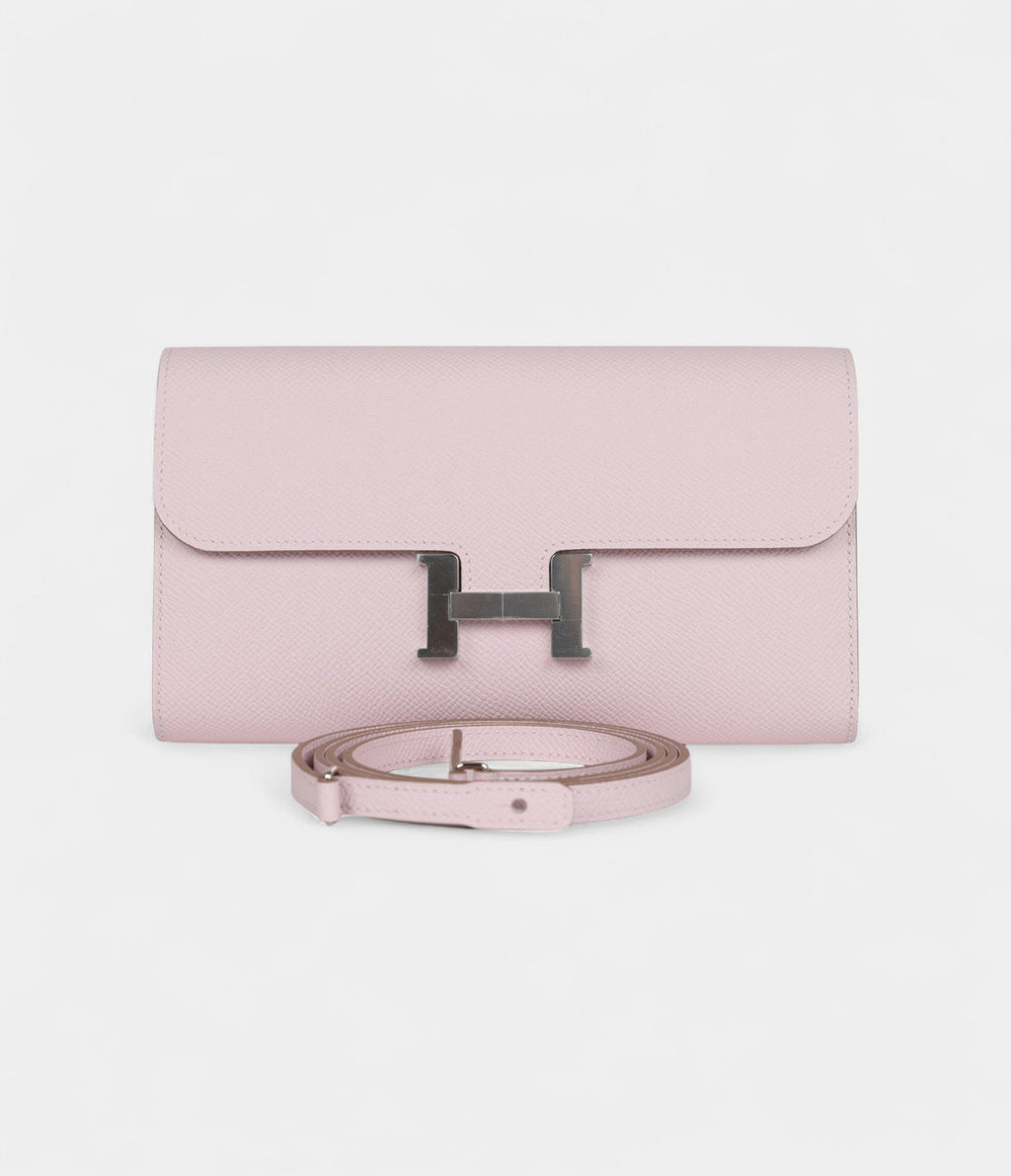 HMConstance Wallet To Go Mauve Pale Epsom Palladium Hardware