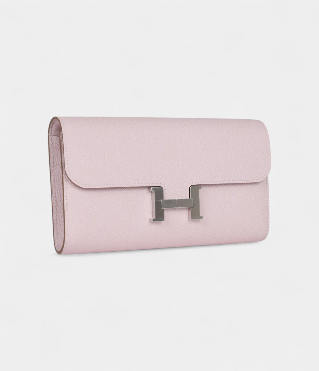 HMConstance Wallet To Go Mauve Pale Epsom Palladium Hardware