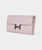HMConstance Wallet To Go Mauve Pale Epsom Palladium Hardware