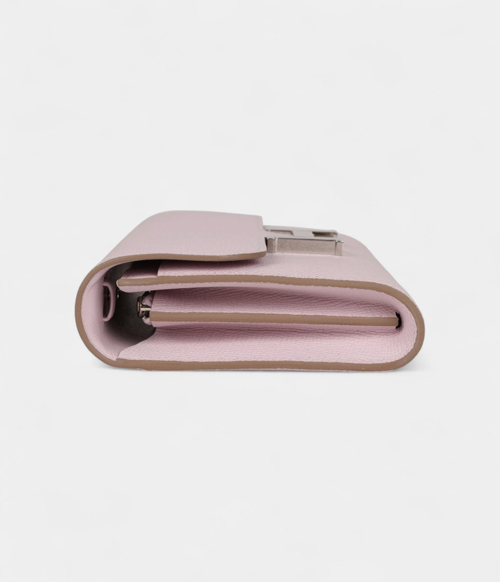 HMConstance Wallet To Go Mauve Pale Epsom Palladium Hardware