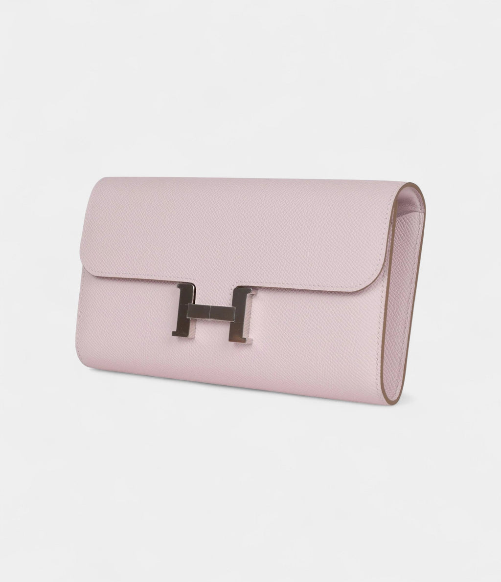 HMConstance Wallet To Go Mauve Pale Epsom Palladium Hardware