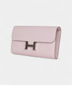 HMConstance Wallet To Go Mauve Pale Epsom Palladium Hardware
