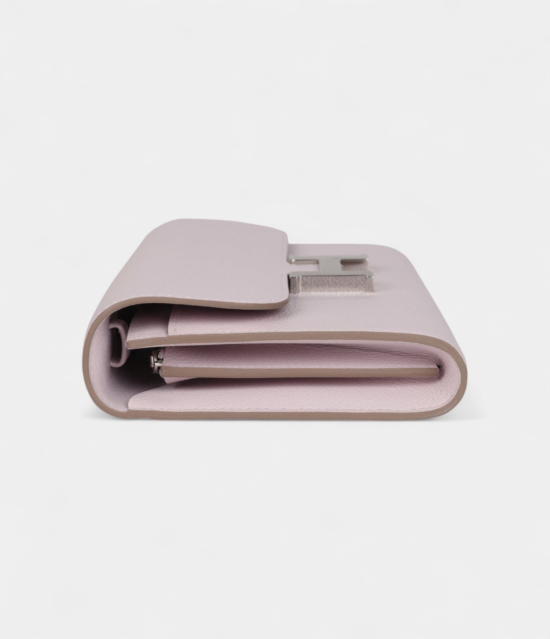 HMConstance Wallet To Go Mauve Pale Evercolor Leather with Palladium Hardware