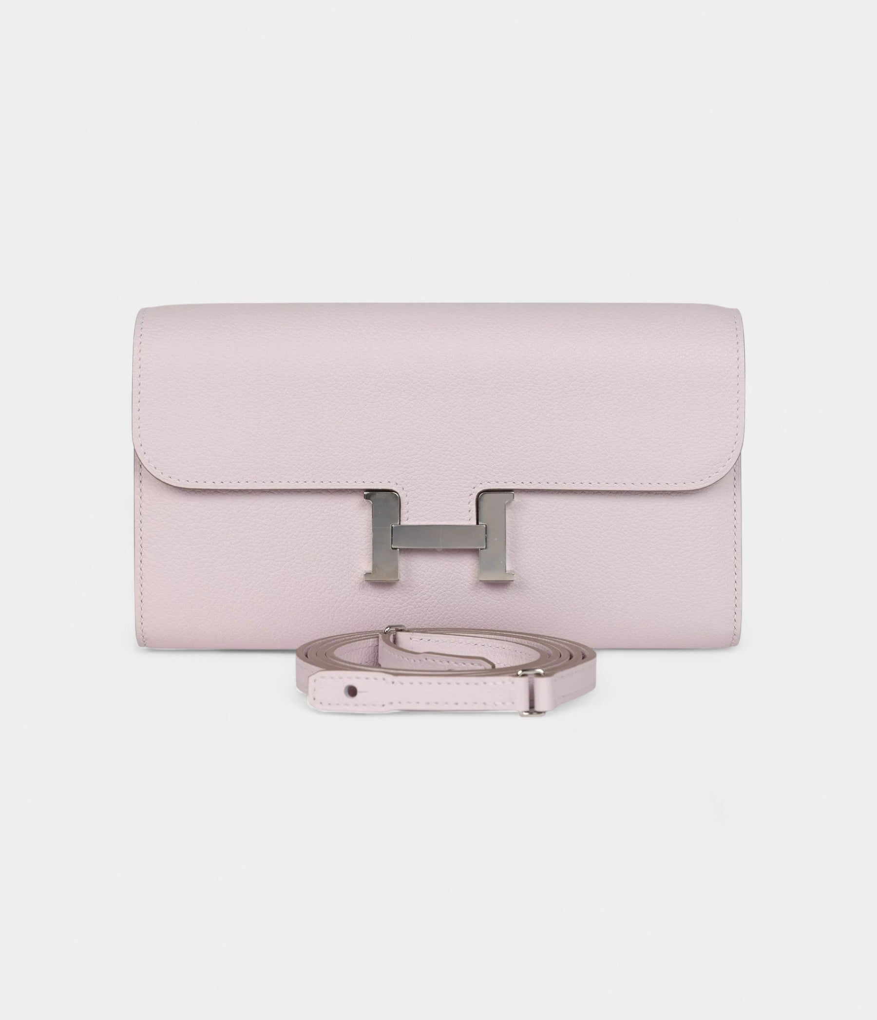 HMConstance Wallet To Go Mauve Pale Evercolor Palladium Hardware
