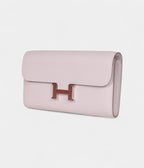 HMConstance Wallet To Go Mauve Pale Evercolor Palladium Hardware