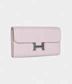 HMConstance Wallet To Go Mauve Pale Evercolor Palladium Hardware