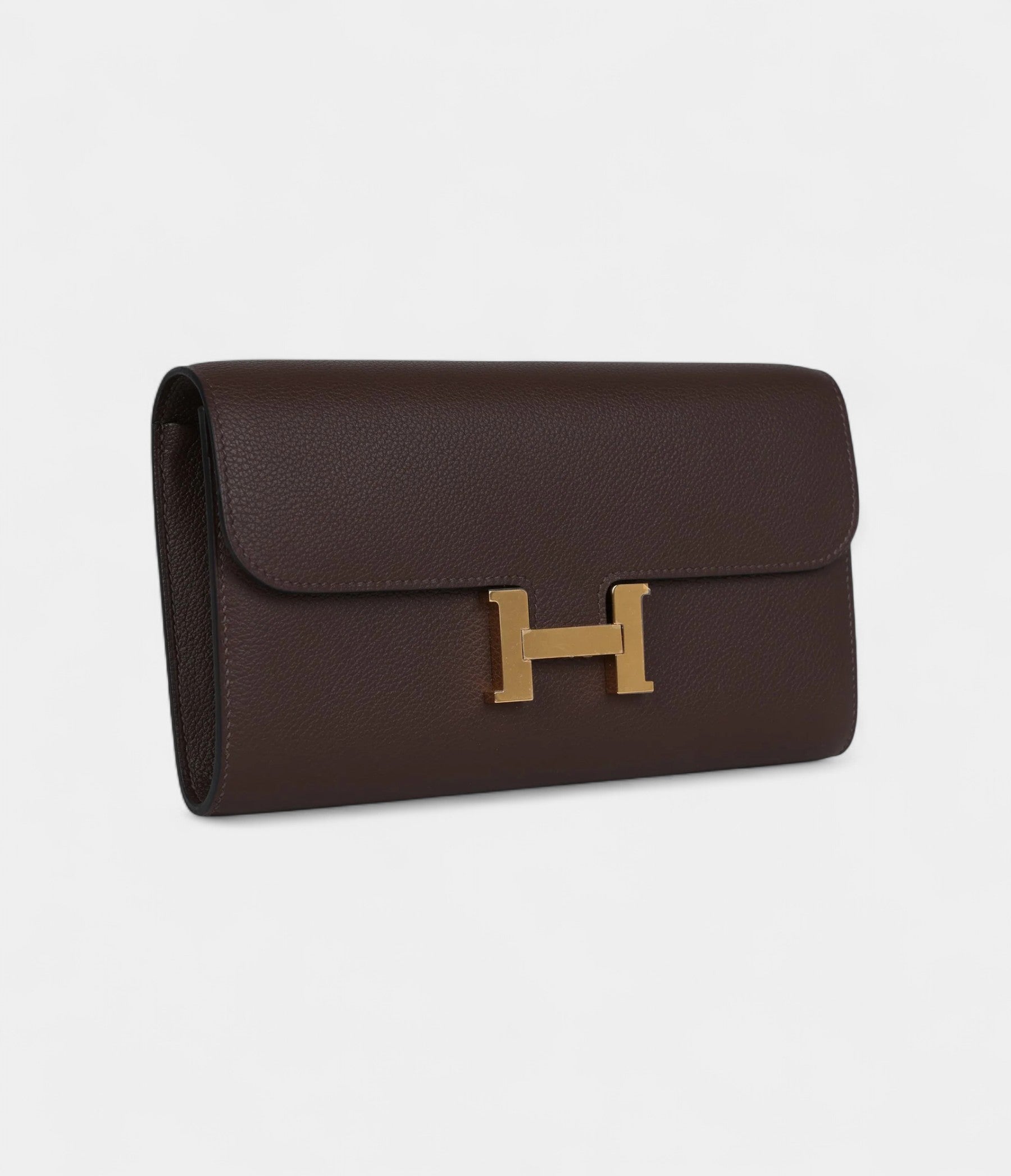 HMConstance Wallet To Go Moka Evercolor Gold Hardware