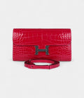 HMConstance Wallet To Go Rose Mexico Shiny Alligator Palladium Hardware