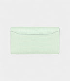 HMConstance Wallet To Go Vert D'eau Matte Alligator Palladium Hardware