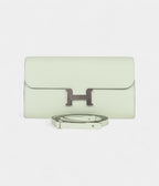 HMConstance Wallet To Go Vert Fizz Epsom Leather with Palladium Hardware