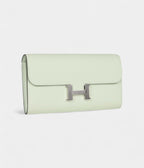 HMConstance Wallet To Go Vert Fizz Epsom Leather with Palladium Hardware