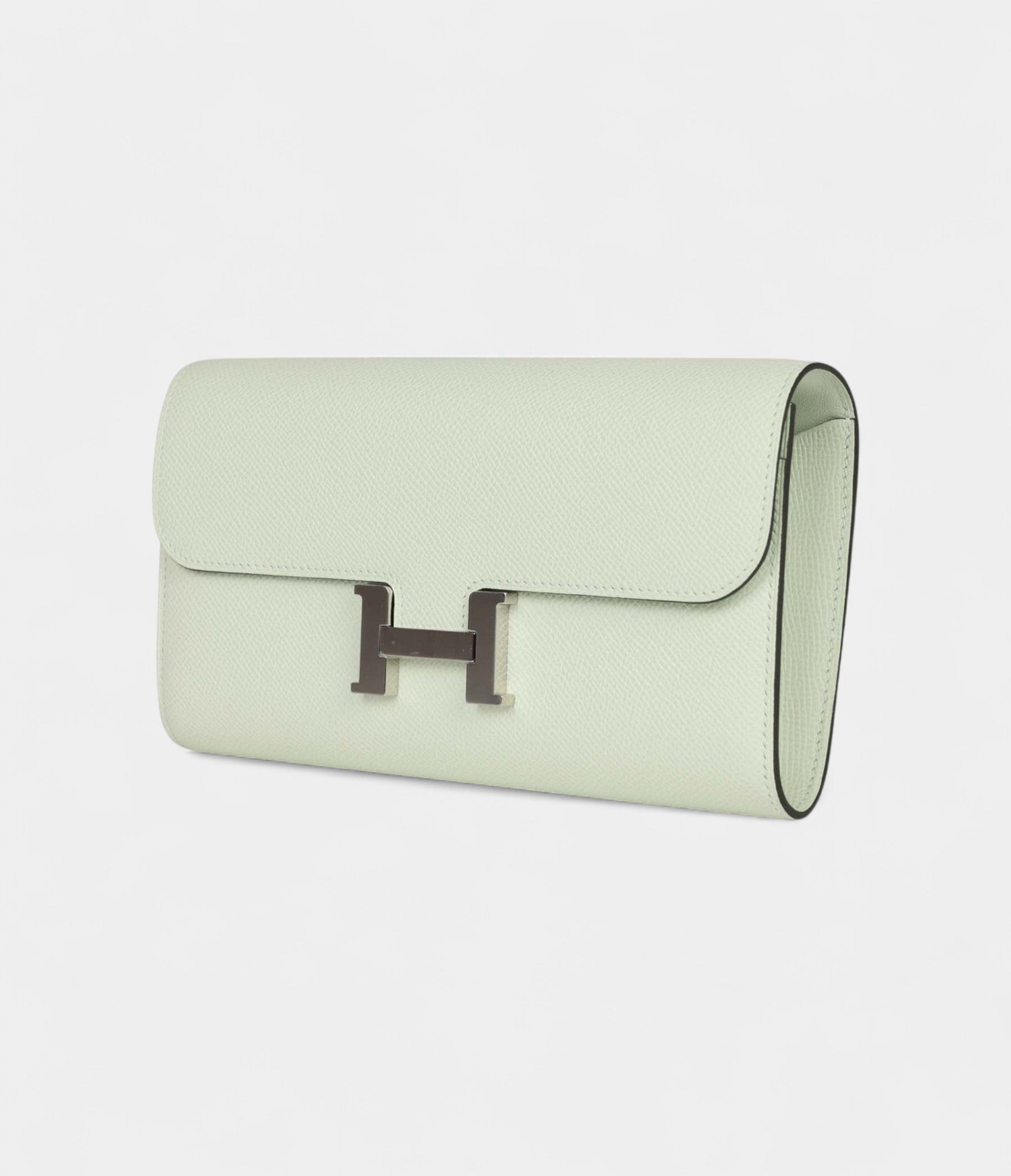 HMConstance Wallet To Go Vert Fizz Epsom Leather with Palladium Hardware
