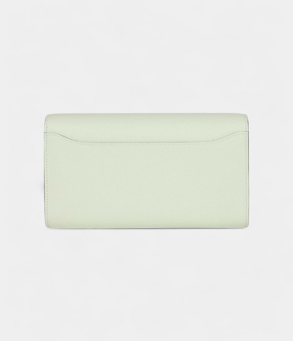 HMConstance Wallet To Go Vert Fizz Epsom Leather with Palladium Hardware